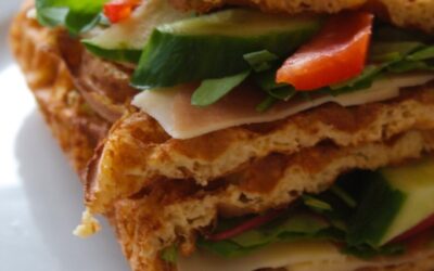 Proteinvaffel-sandwich (lavFODMAP)