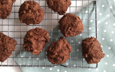 Trippel-sjokolade-bokhvete cookies (lavFODMAP)