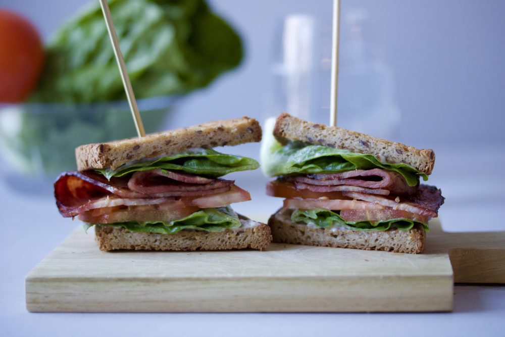 BLT sandwich med Brødskiver fra Det Glutenfrie Verksted (lavFODMAP)