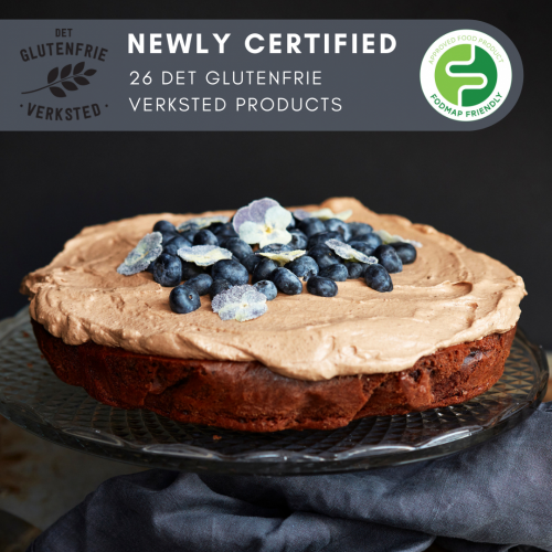 Det Glutenfrie Verksted er FODMAP Friendly-sertifisert!