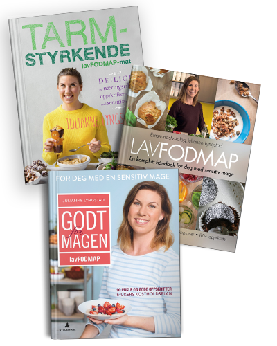 Julianne Lyngstad bøker om lavFODMAP